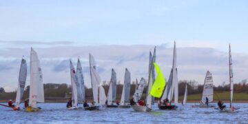 GJW Direct Sailjuice Winter Series, Round 2: Cats lining up alongside dinghies for Datchet Flyer