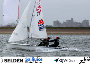 Craig & Lewis defy Storm Daragh at the Sailing Chandlery Datchet Flyer