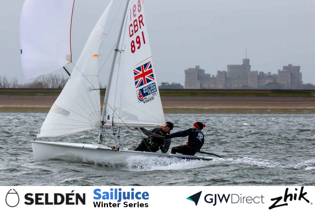 Craig & Lewis defy Storm Daragh at the Sailing Chandlery Datchet Flyer
