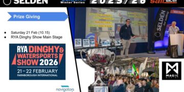 Prize Giving RYA Dinghy Show Prize Giving – Saturday (21 Feb 10:15), Main Stage