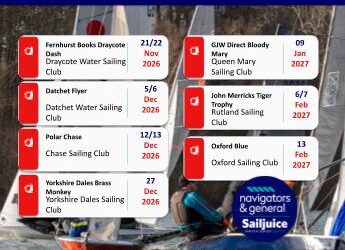 Navigators and General Sailjuice Winter Series 2026/27